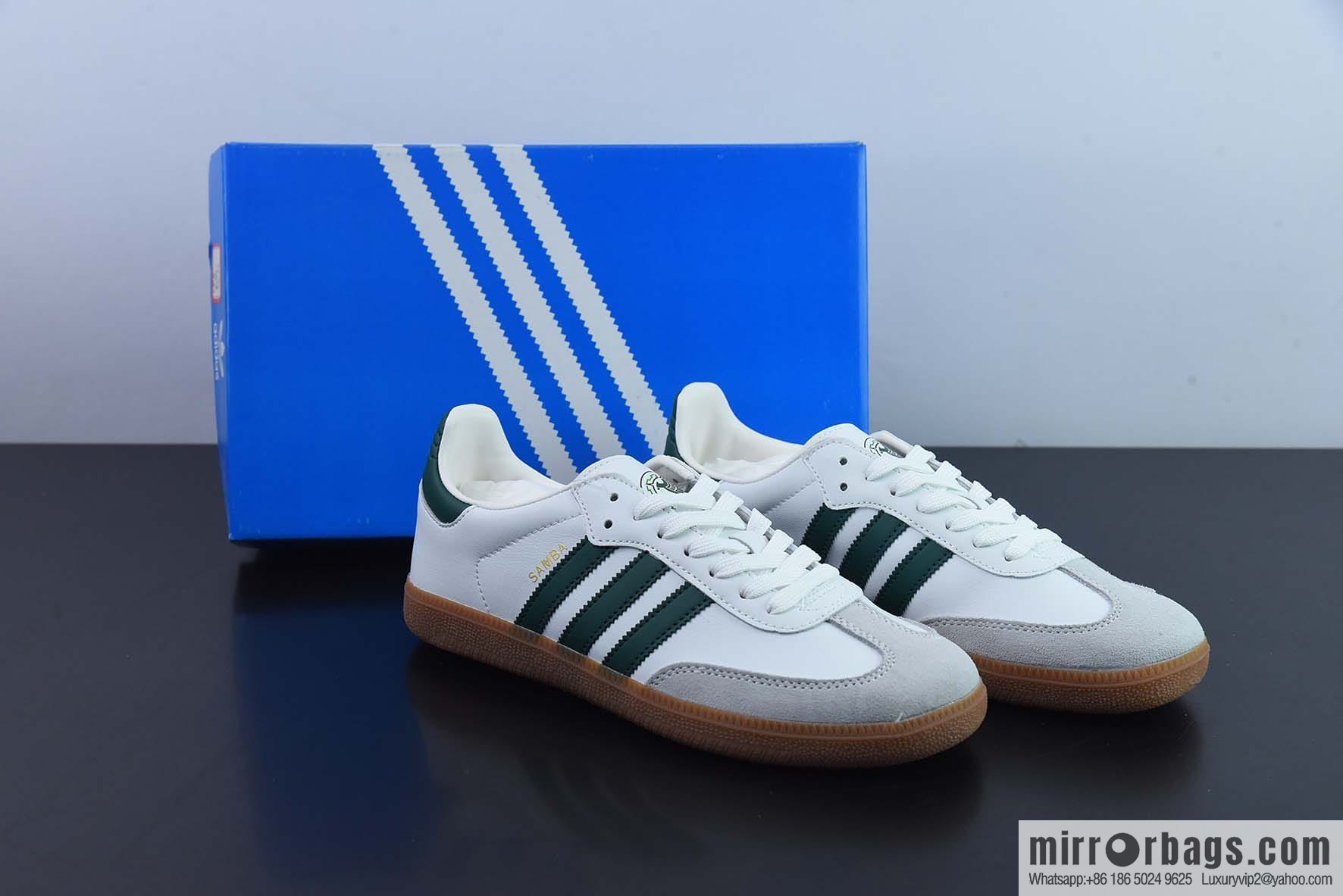 Ad Samba Vegan OG HQ7036 Adi Clover Casual Board Shoes