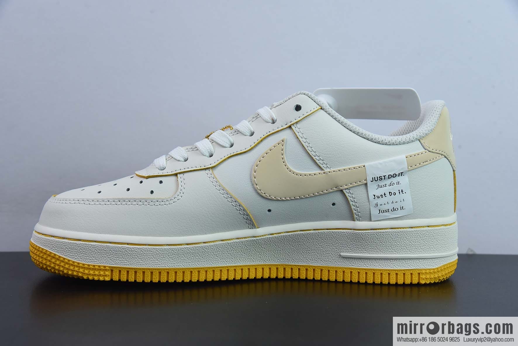 Nike Air Force 1 AF1 Air Force One/low-top, beige embroidery low-top casual board shoes, item number: FB1839-222