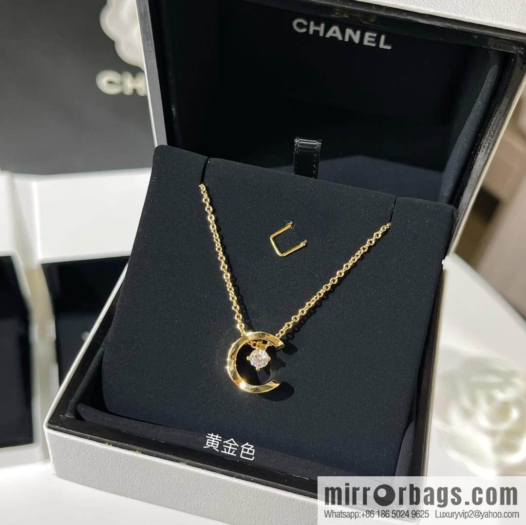 New ☑️ CHANEL Chanel 2022 coco crush series water ice moon, moon necklace