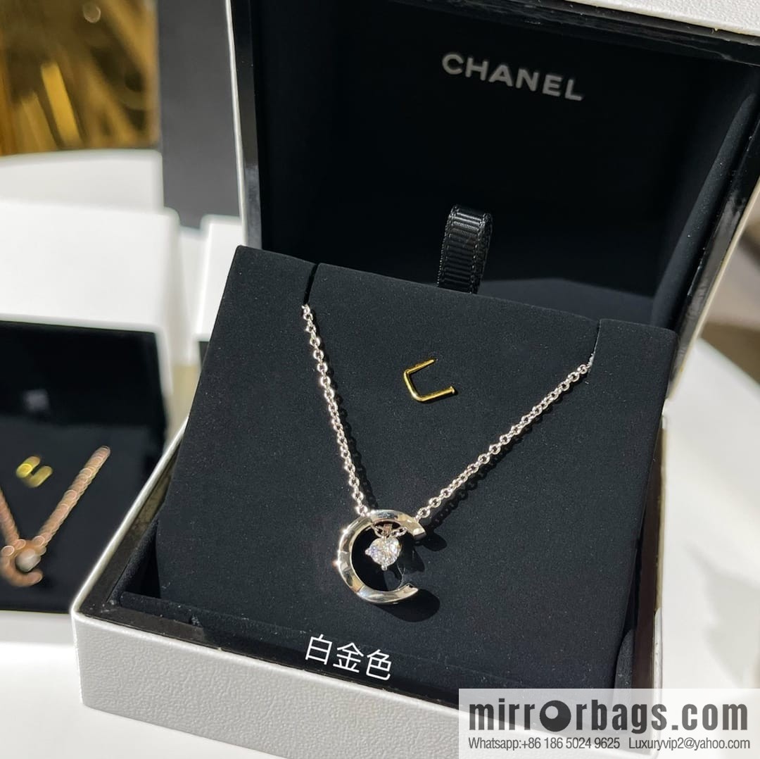 New ☑️ CHANEL Chanel 2022 coco crush series water ice moon, moon necklace