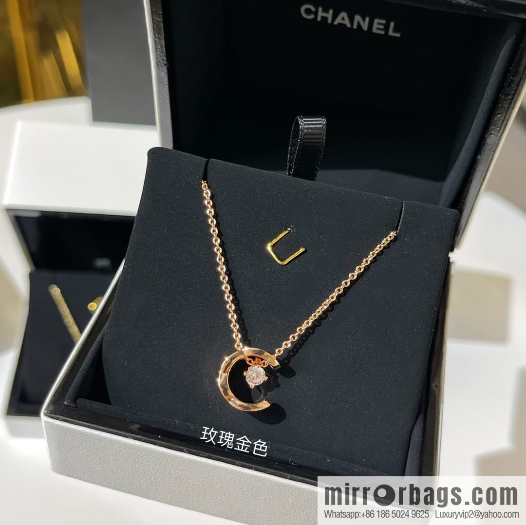 New ☑️ CHANEL Chanel 2022 coco crush series water ice moon, moon necklace