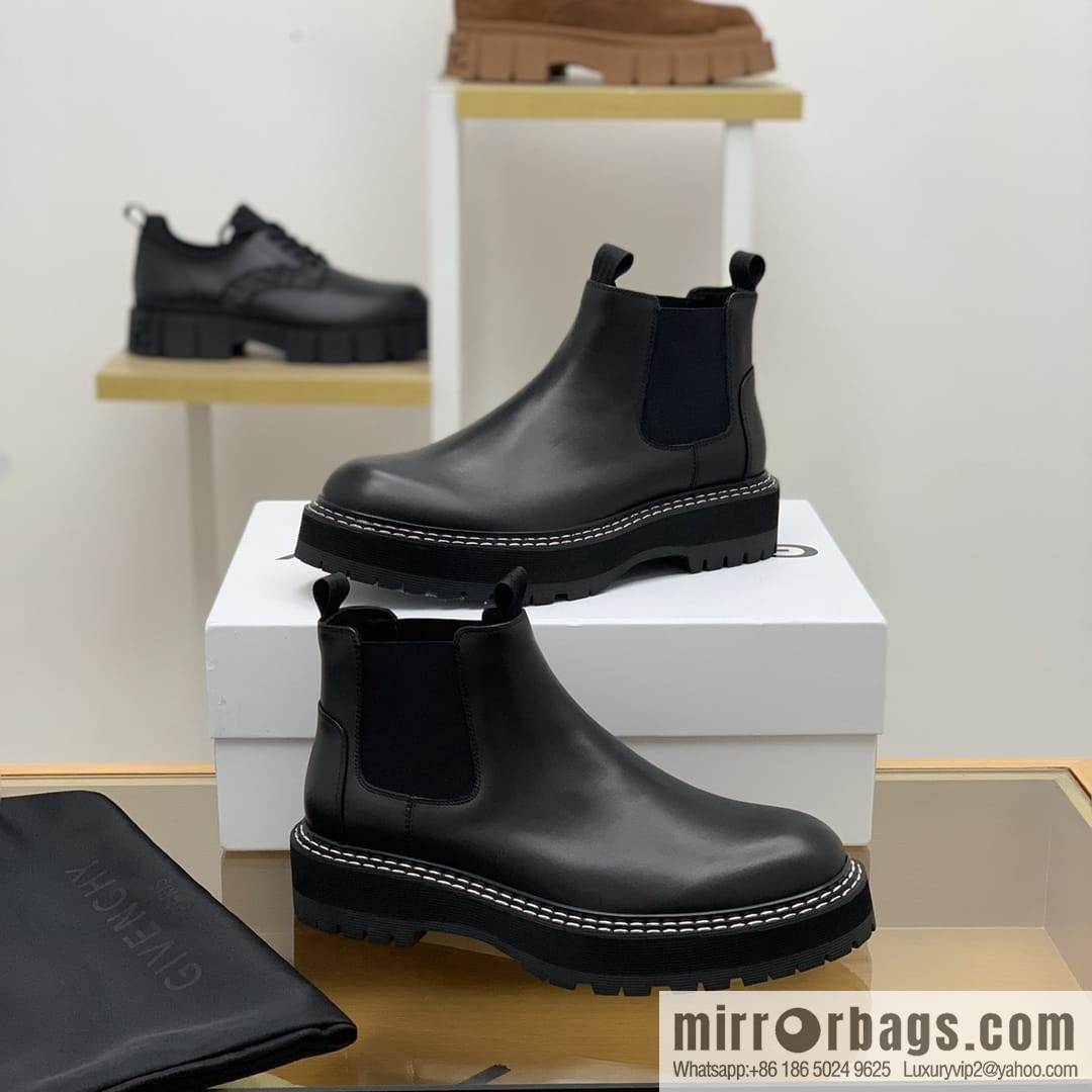 GIVENCHY Givenchy glossy leather men's Chelsea boots