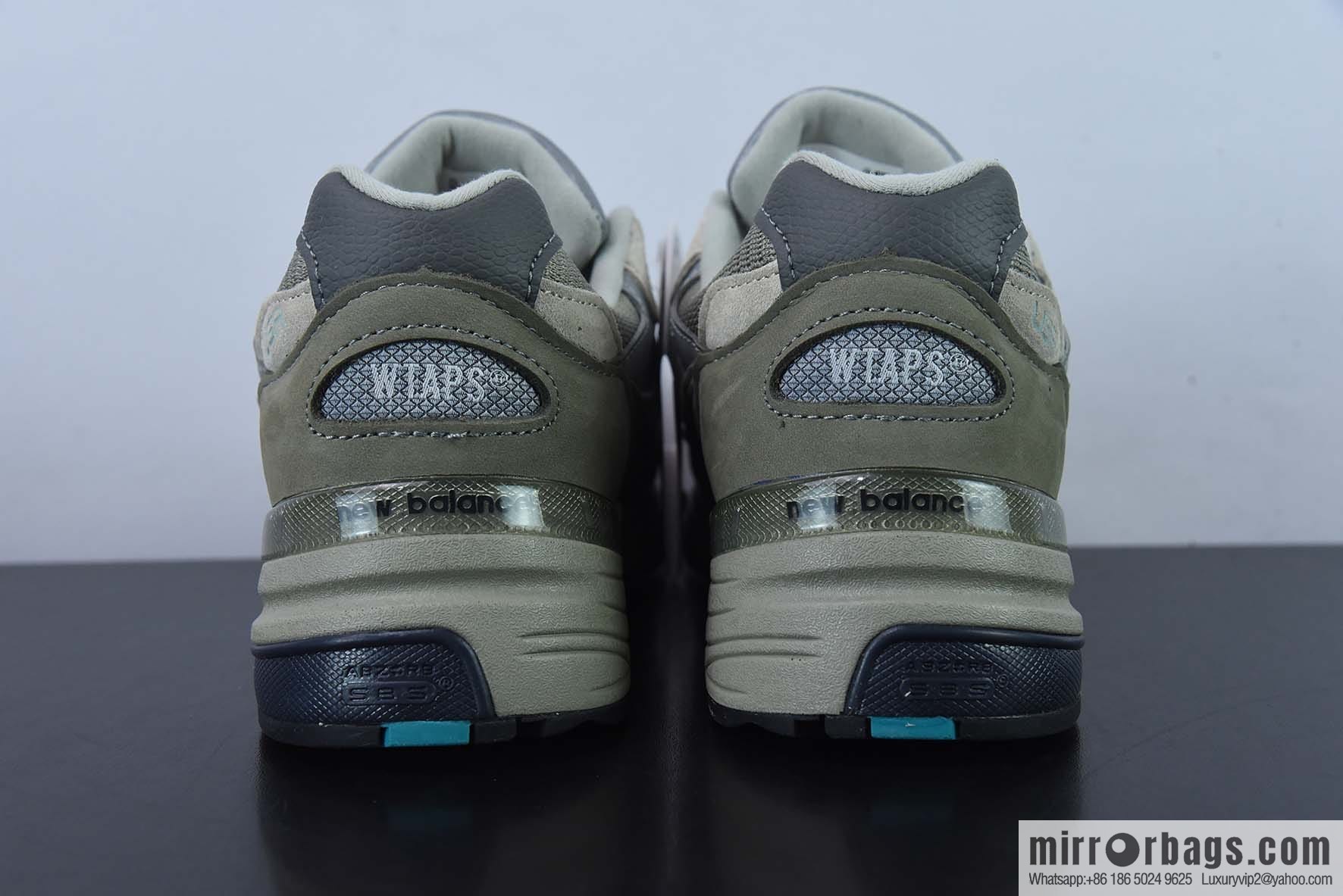 WTAPS x New Balance M992WT joint New Balance Vintage casual running shoes