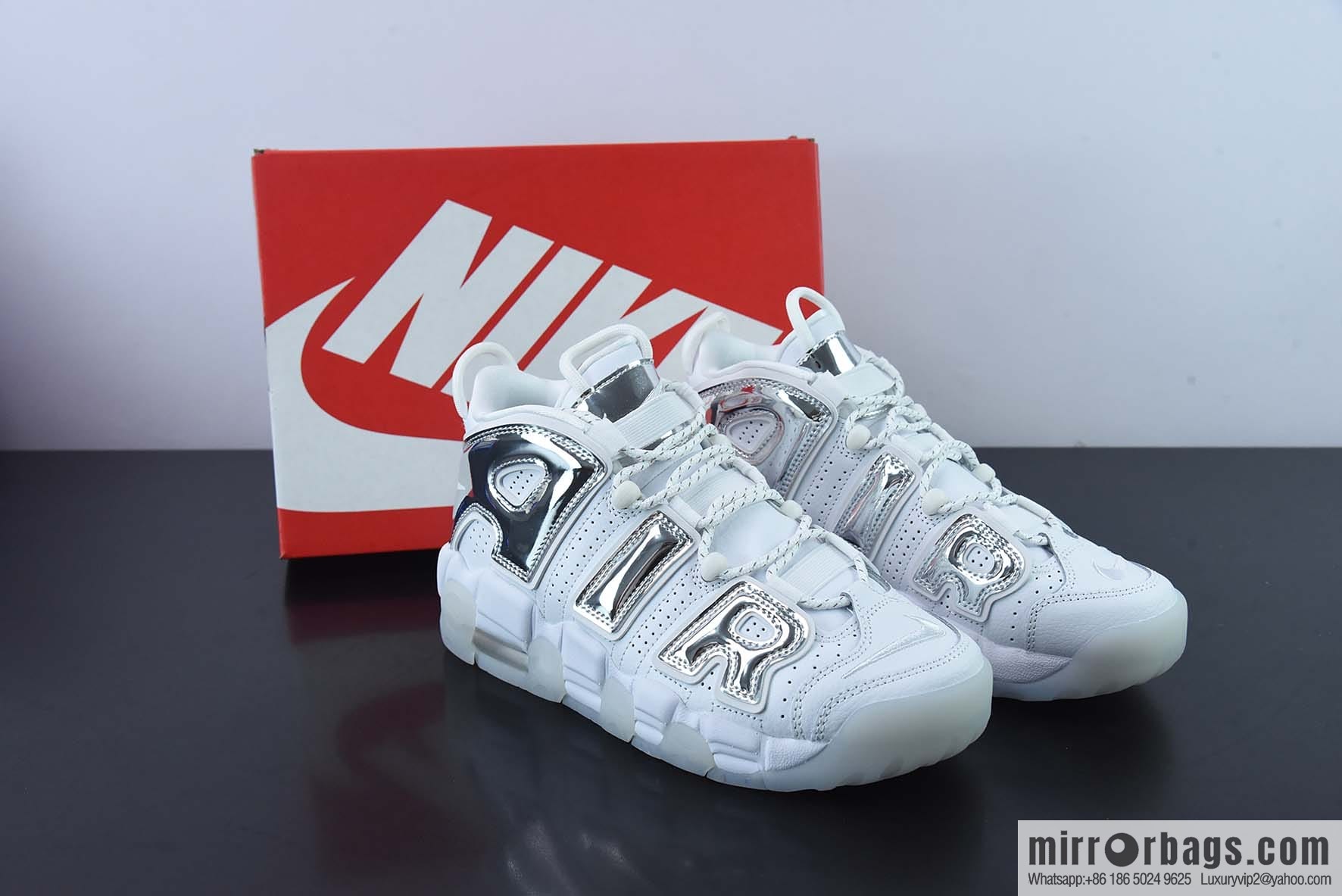 NK Air More Uptempo Big AIR Pippen Vintage Basketball Shoes 917593-100