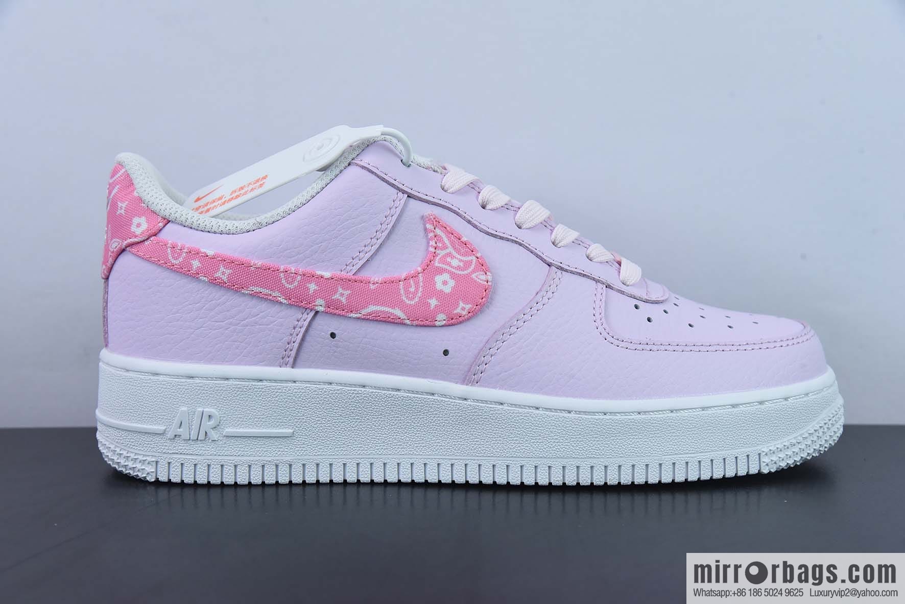 Nike Air Force 1 Low pink cashew flower, haze purple, Air Force No. 1 low-top recreational sports shoes, item number: FD1448-664