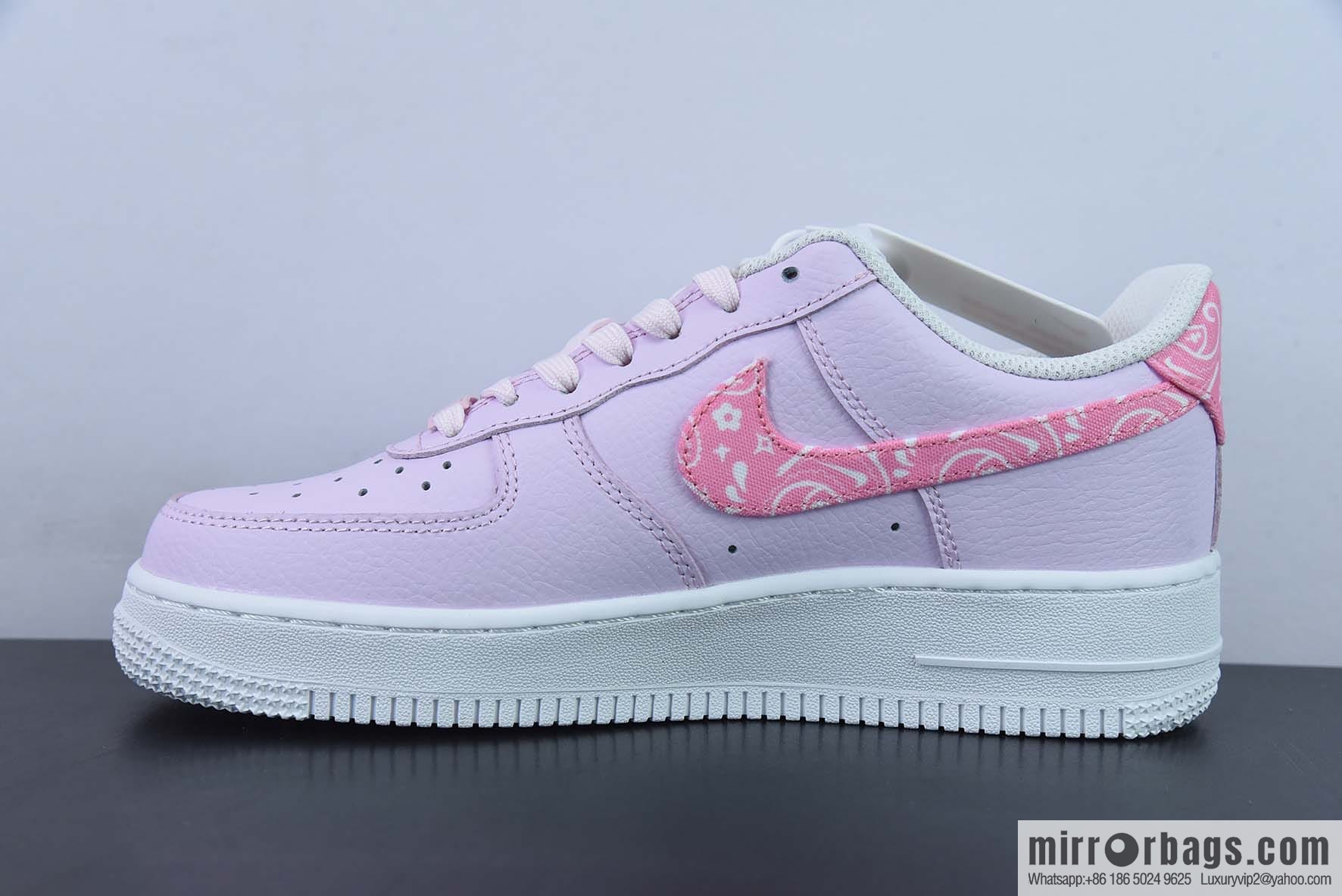 Nike Air Force 1 Low pink cashew flower, haze purple, Air Force No. 1 low-top recreational sports shoes, item number: FD1448-664