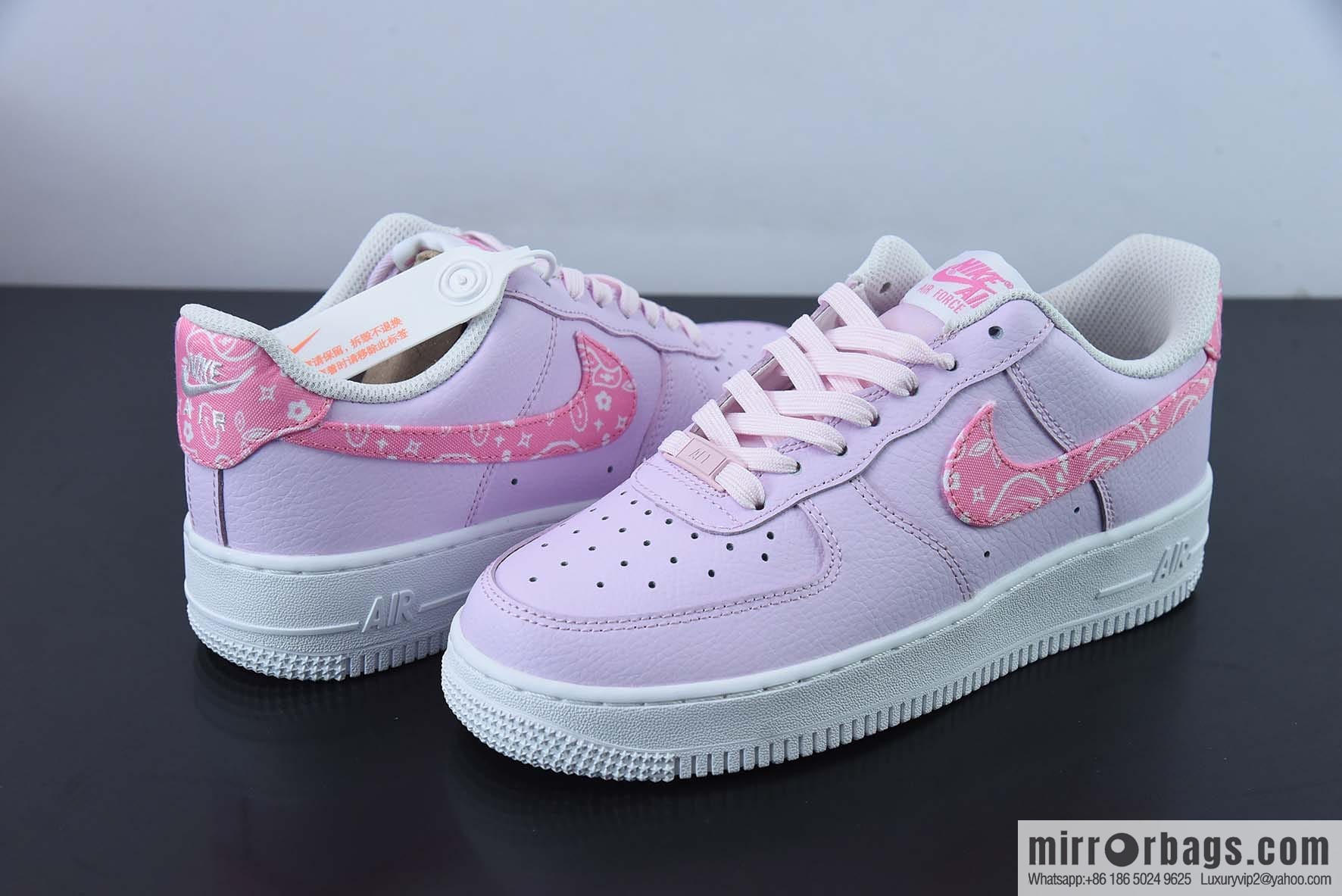 Nike Air Force 1 Low pink cashew flower, haze purple, Air Force No. 1 low-top recreational sports shoes, item number: FD1448-664
