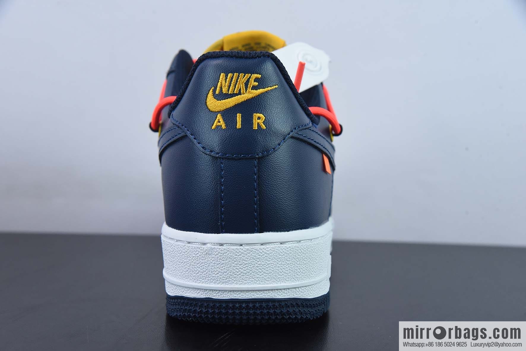 Nike Air Force 1 '07 Low Yellow and Blue Strap Deconstruction, Air Force One Leisure Sports Board Shoes Item Number: CV1724-116