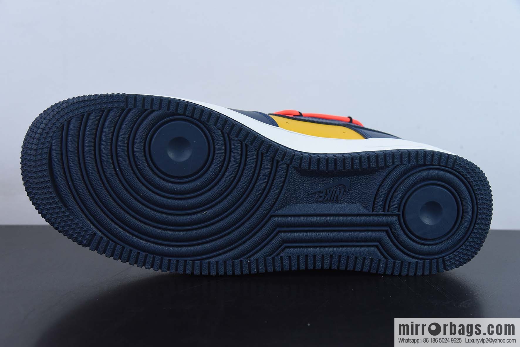 Nike Air Force 1 '07 Low Yellow and Blue Strap Deconstruction, Air Force One Leisure Sports Board Shoes Item Number: CV1724-116