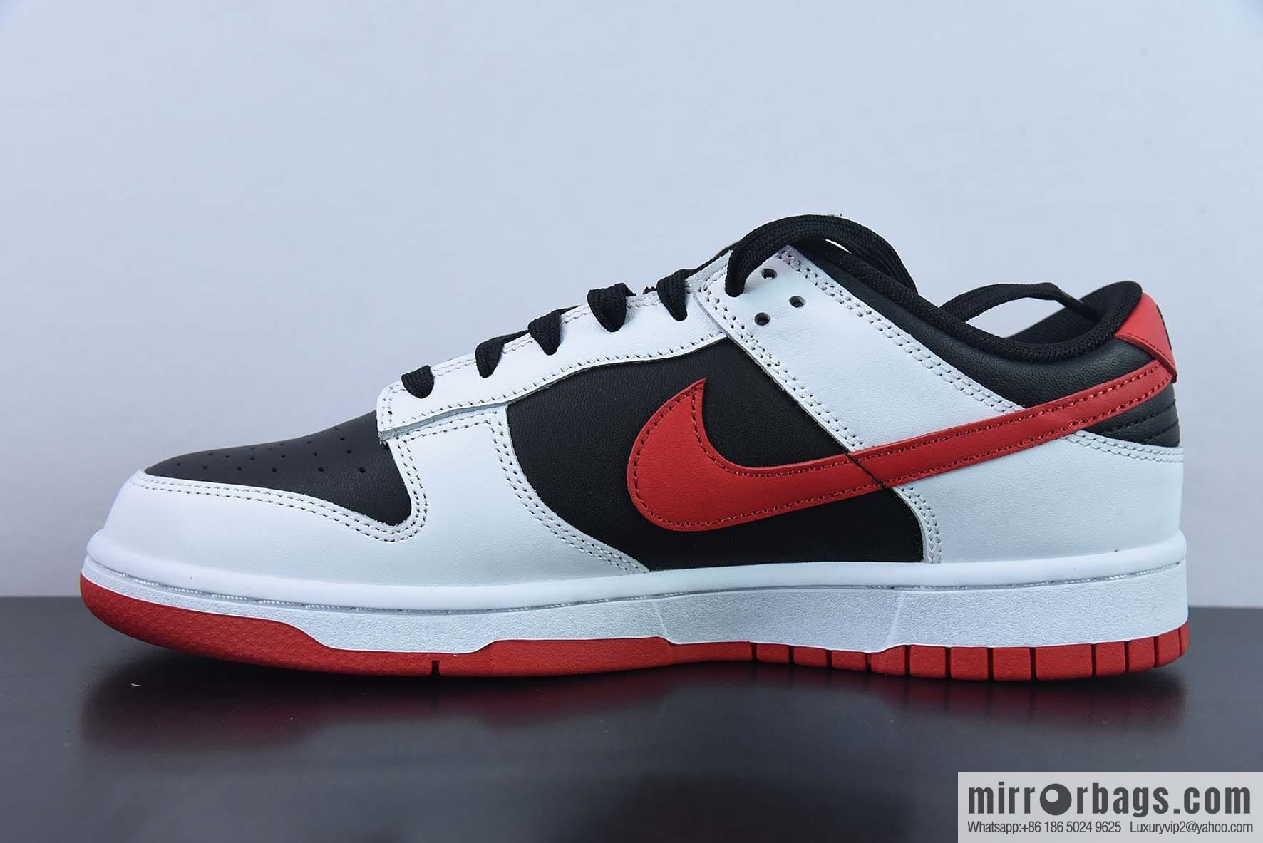 Nike Dunk Low Nike, low-top Vintage casual shoes white, black and red, item number FD9762-061