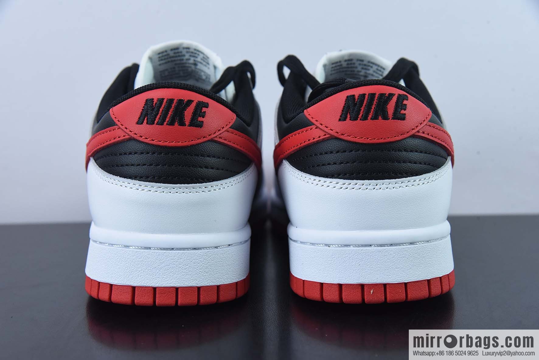 Nike Dunk Low Nike, low-top Vintage casual shoes white, black and red, item number FD9762-061