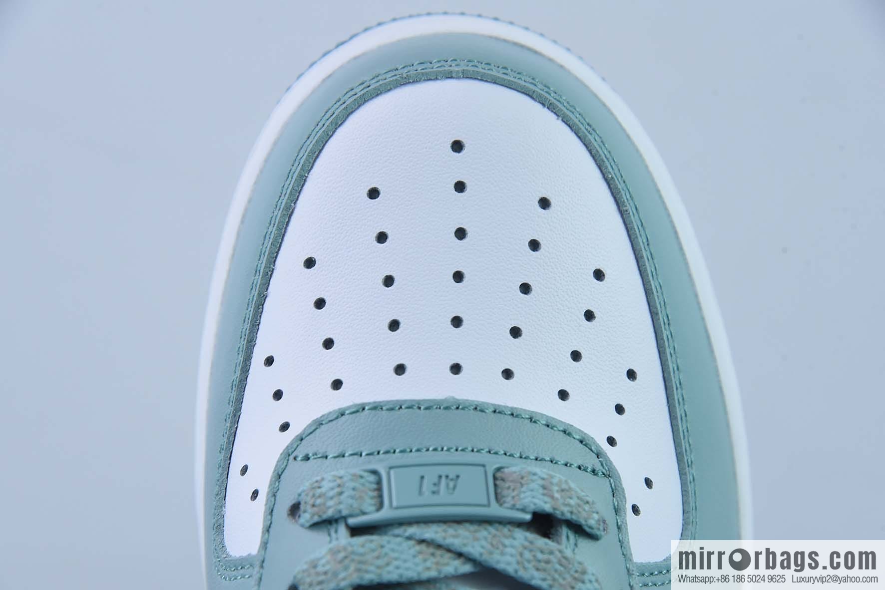 Nike Air Force 1 Low '07 white blue cashew flower color scheme Air Force No. 1 low-top casual board shoes Item number: XM9612-092
