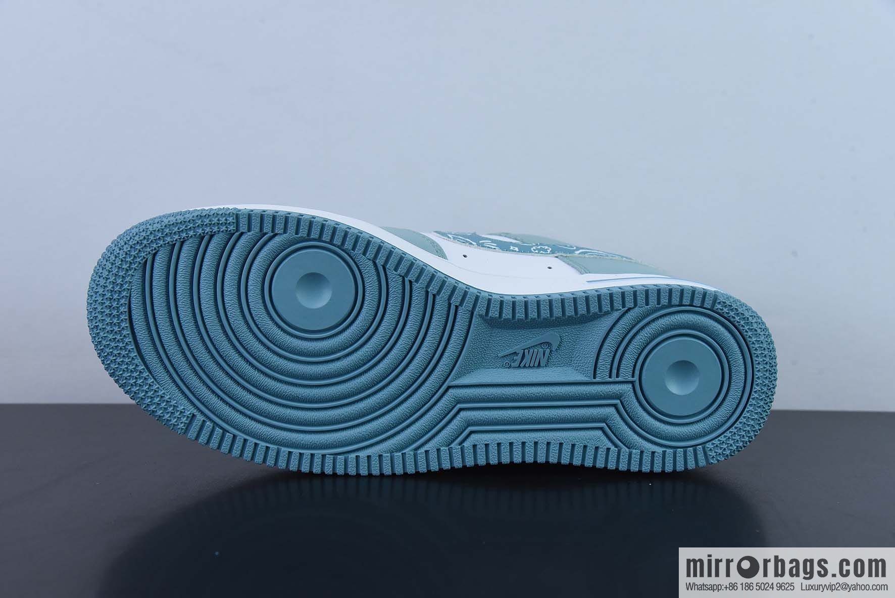 Nike Air Force 1 Low '07 white blue cashew flower color scheme Air Force No. 1 low-top casual board shoes Item number: XM9612-092