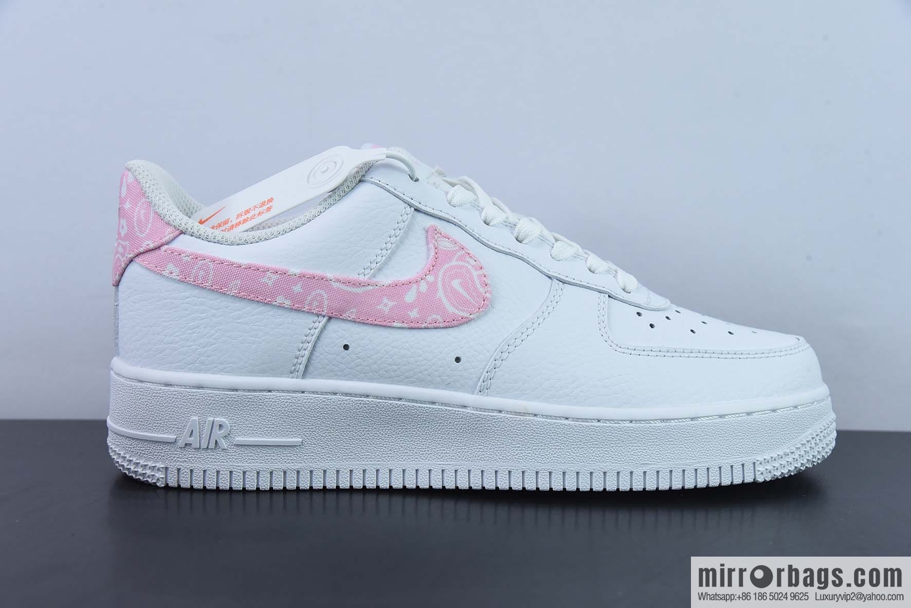 Nike Air Force 1 '07 Low White Pink Cashew Flower, Air Force No. 1 Low Top Leisure Sports Board Shoes Item Number: DJ9942-106
