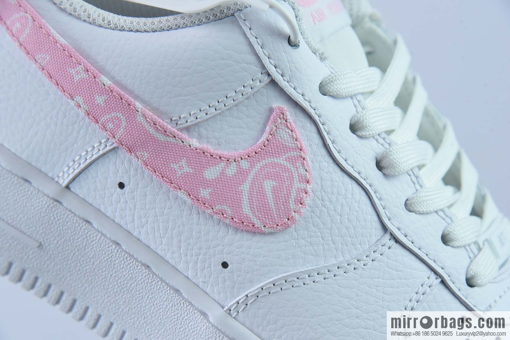 Nike Air Force 1 '07 Low White Pink Cashew Flower, Air Force No. 1 Low Top Leisure Sports Board Shoes Item Number: DJ9942-106