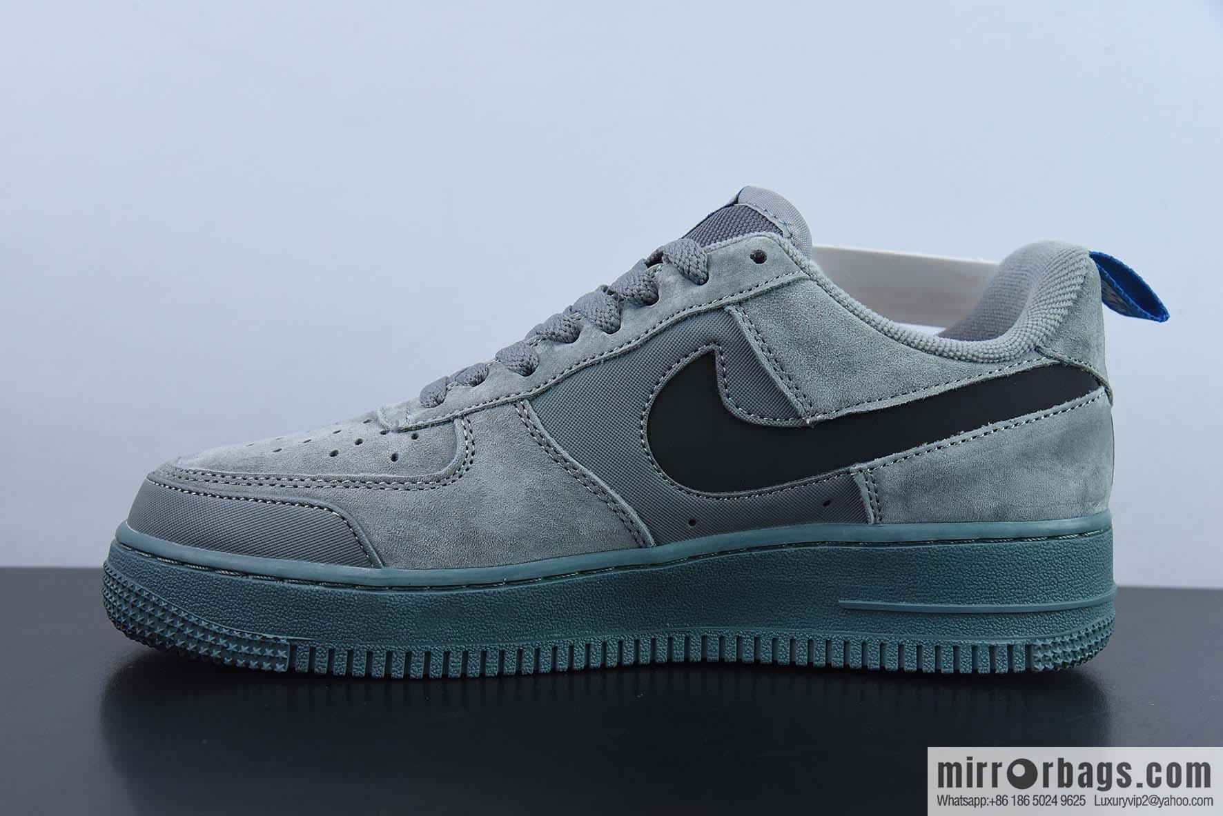 Nike Air Force 1 AF1 Air Force One/low-top, gray-black embroidery deconstruction item number: DD6709-002
