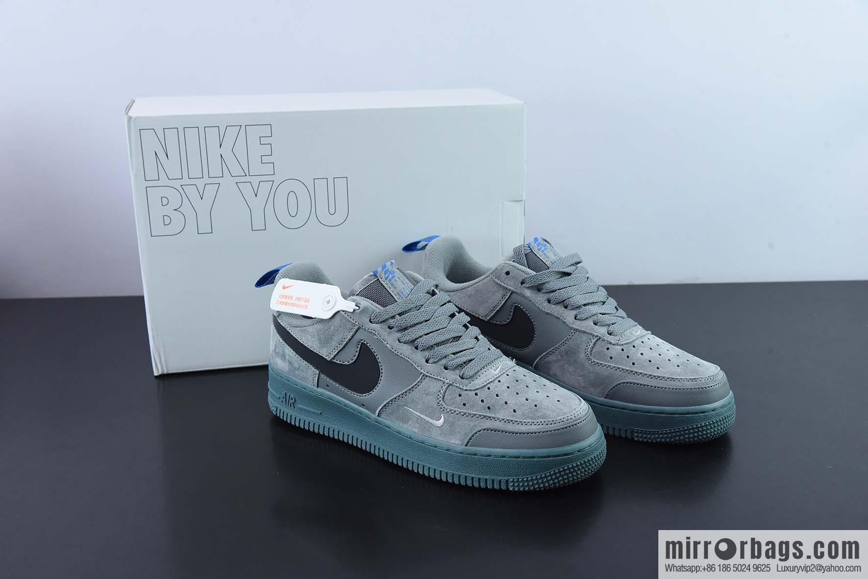 Nike Air Force 1 AF1 Air Force One/low-top, gray-black embroidery deconstruction item number: DD6709-002