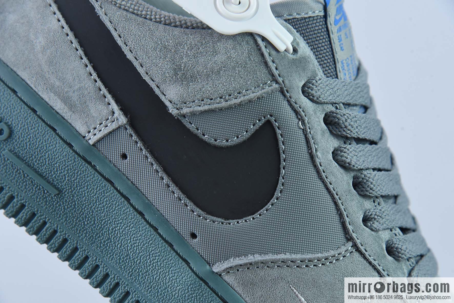 Nike Air Force 1 AF1 Air Force One/low-top, gray-black embroidery deconstruction item number: DD6709-002