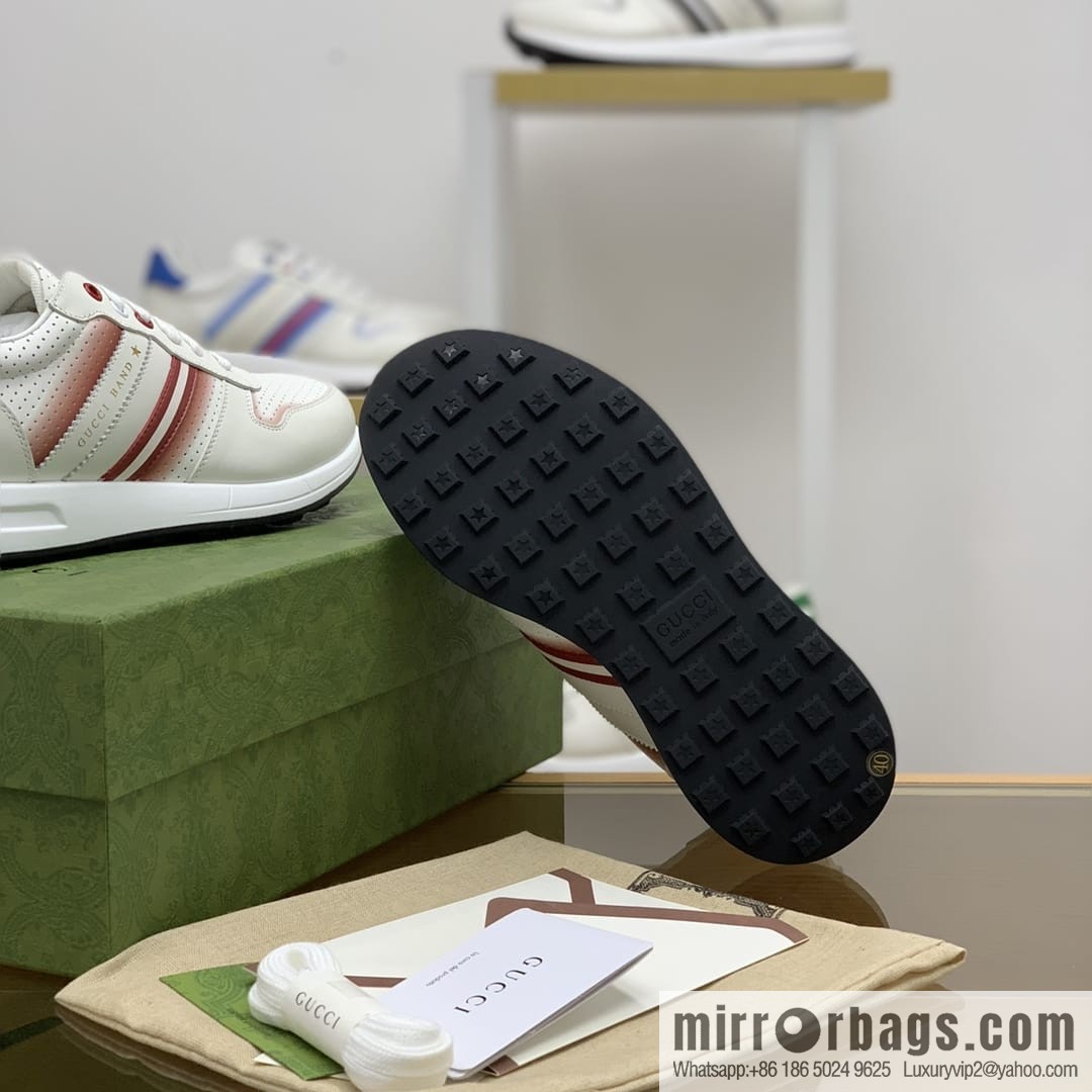 Gucci Gucci color matching double G men's sports running shoes