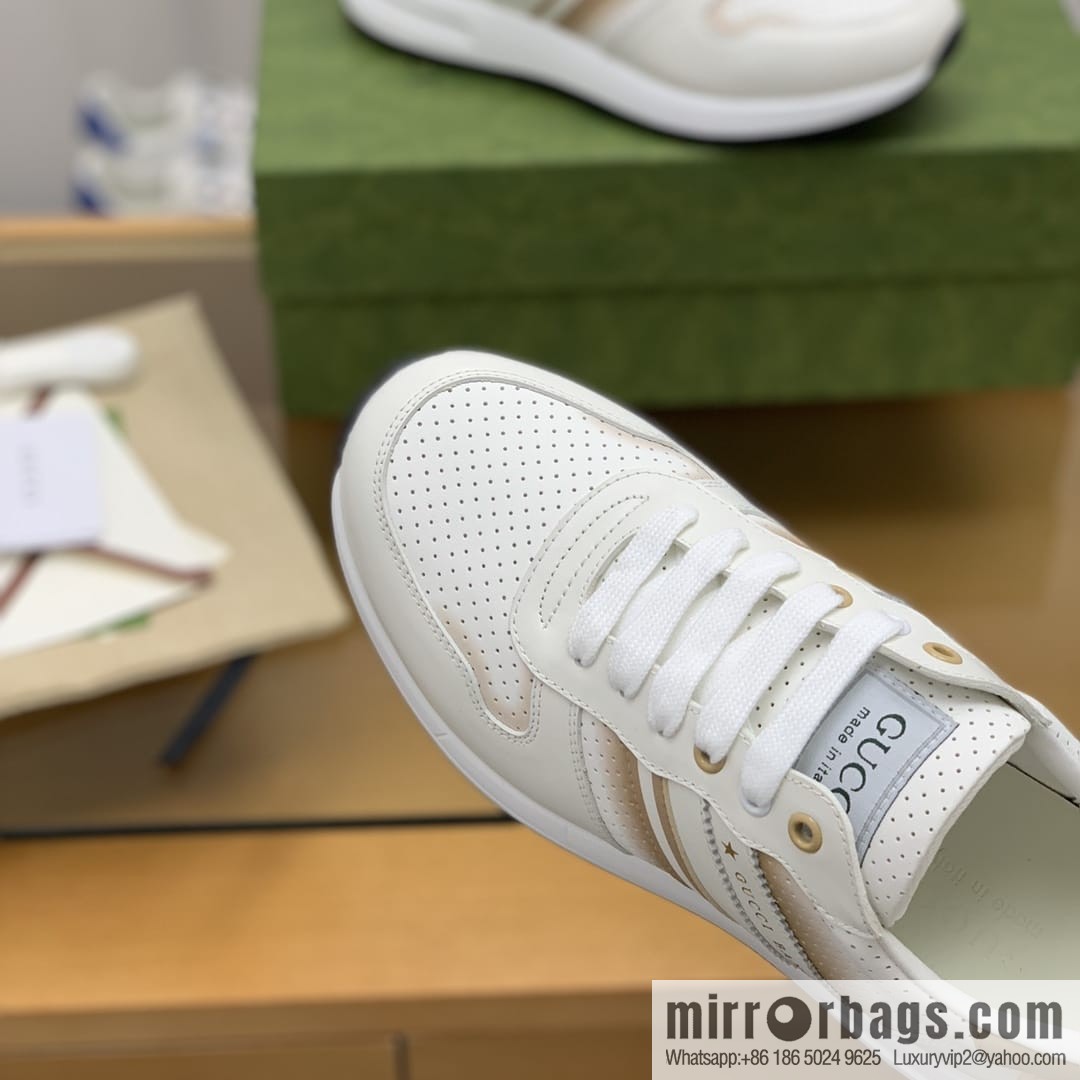 Gucci Gucci color matching double G men's sports running shoes