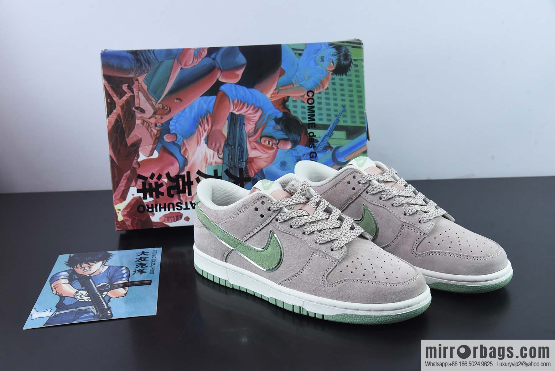 Otomo Katsuhiro x Nk SB Dunk Low creative custom joint ride, Otomo Katsuhiro joint SB low-top sports and leisure board shoes, item number: ST1391-207