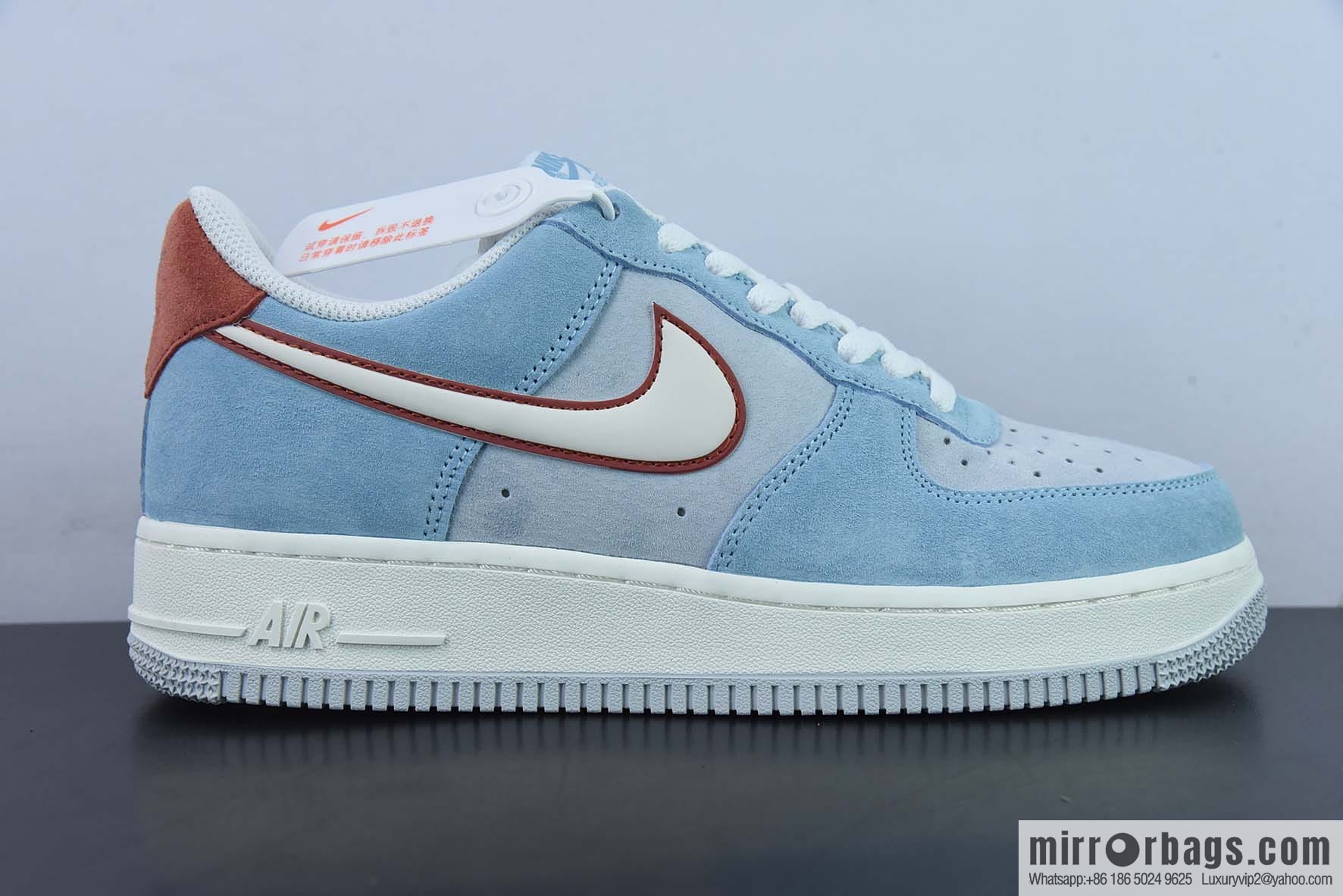 NK Air Force 1 '07 Low burgundy blue color scheme Air Force No. 1 low-top casual board shoes, item number: LZ6699-521