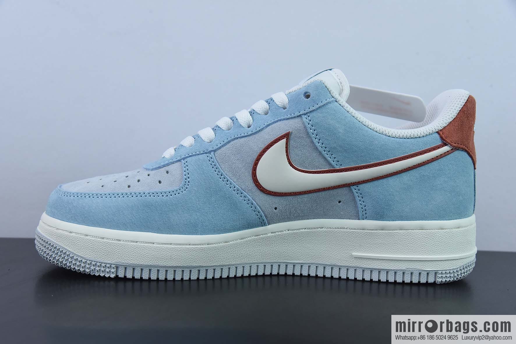 NK Air Force 1 '07 Low burgundy blue color scheme Air Force No. 1 low-top casual board shoes, item number: LZ6699-521