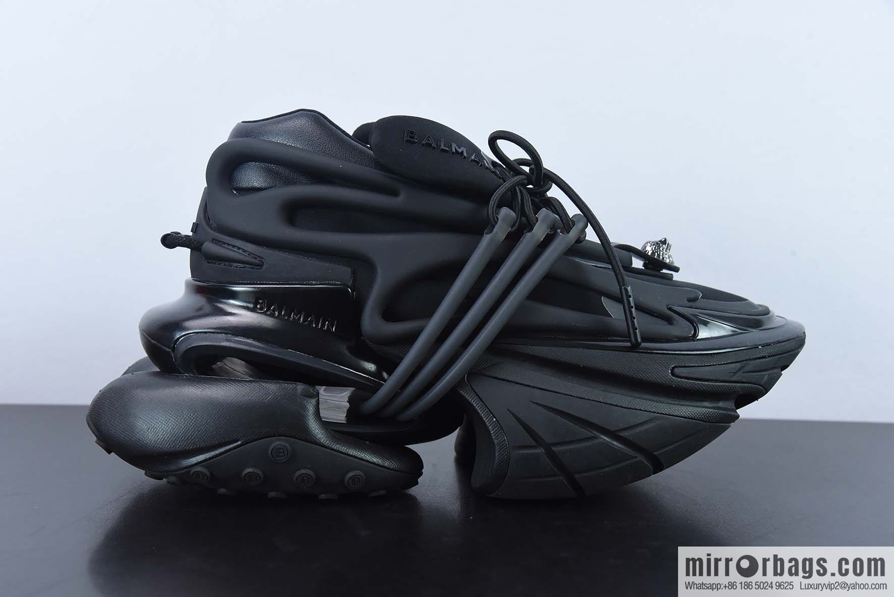 Balenciaga/Balenciaga, Balmain, Unicorn Vintage Daddy Shoes/black