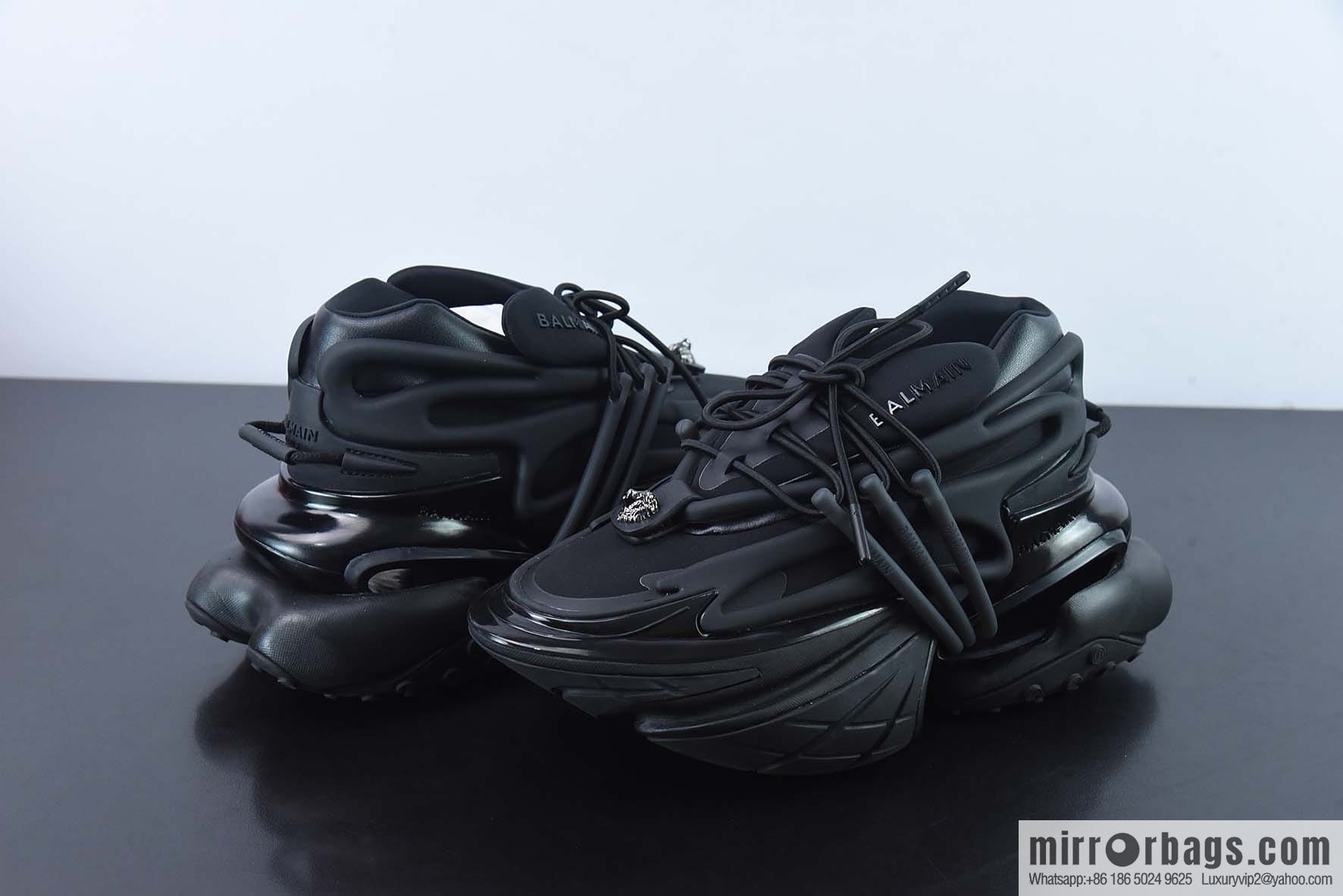 Balenciaga/Balenciaga, Balmain, Unicorn Vintage Daddy Shoes/black
