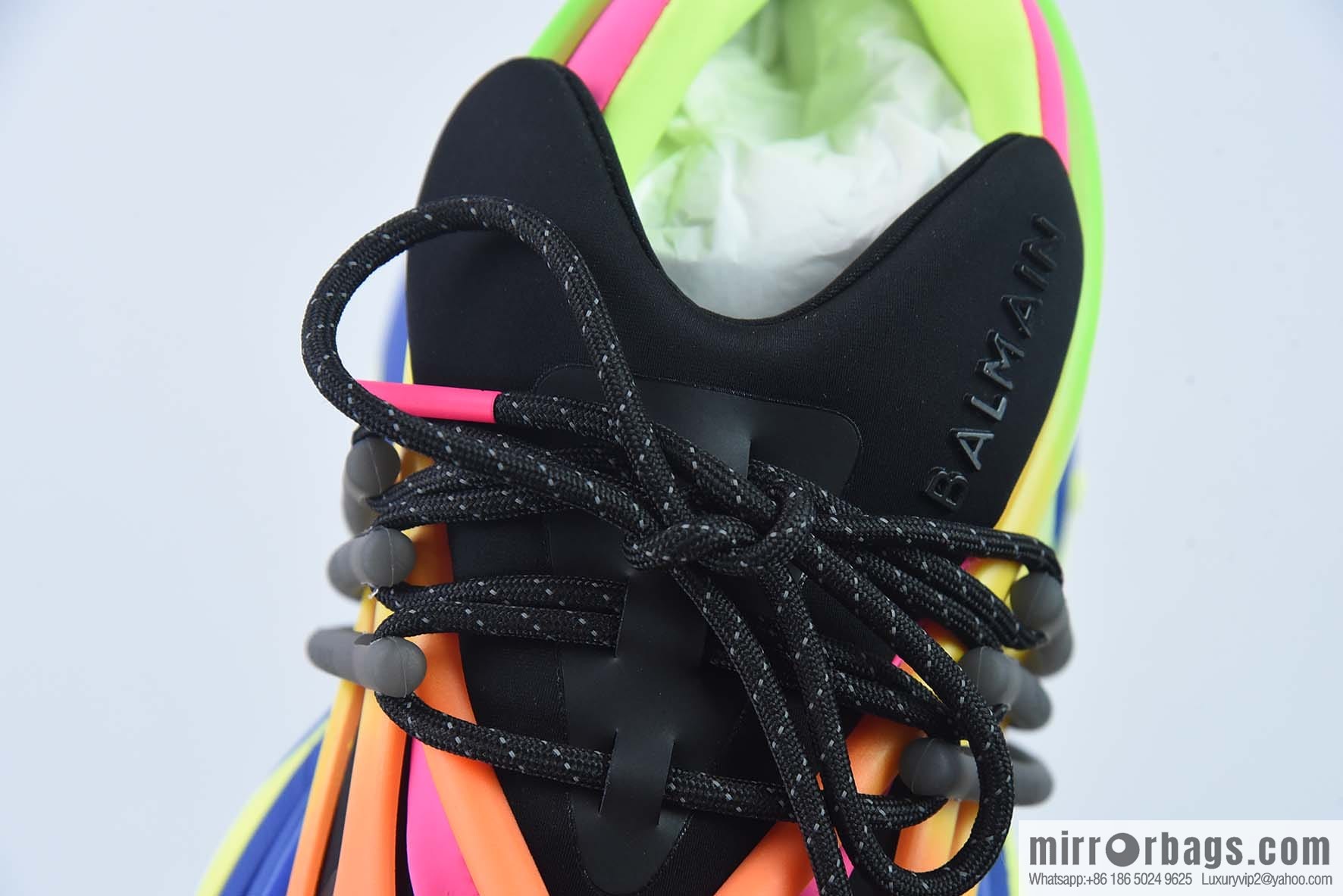 Balenciaga/Balenciaga, Balmain, Unicorn Vintage Daddy Shoes/Rainbow