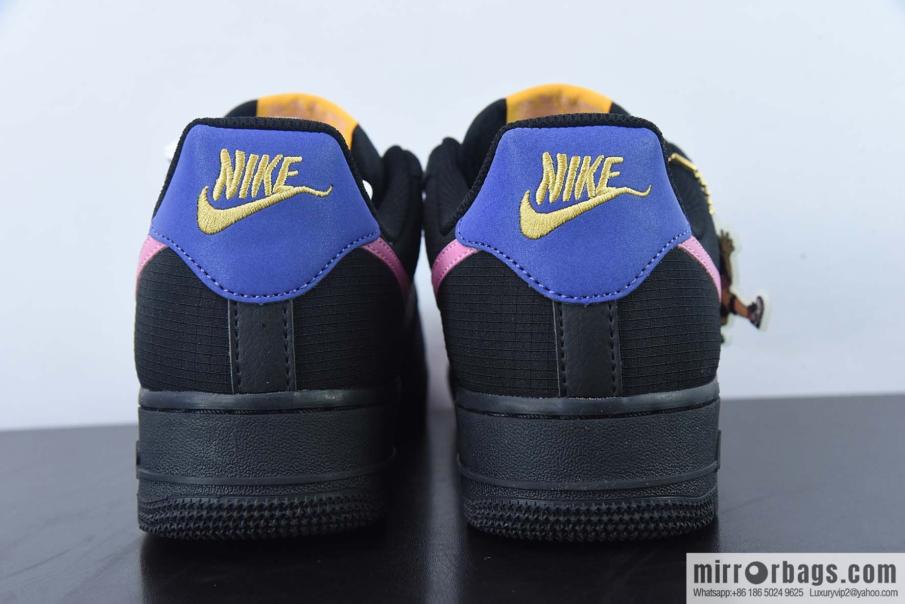 NIKE Air Force 1 '07 black powder joint name, joint name Air Force No. 1 low-top sports and leisure board shoes, item number: CD0887-001