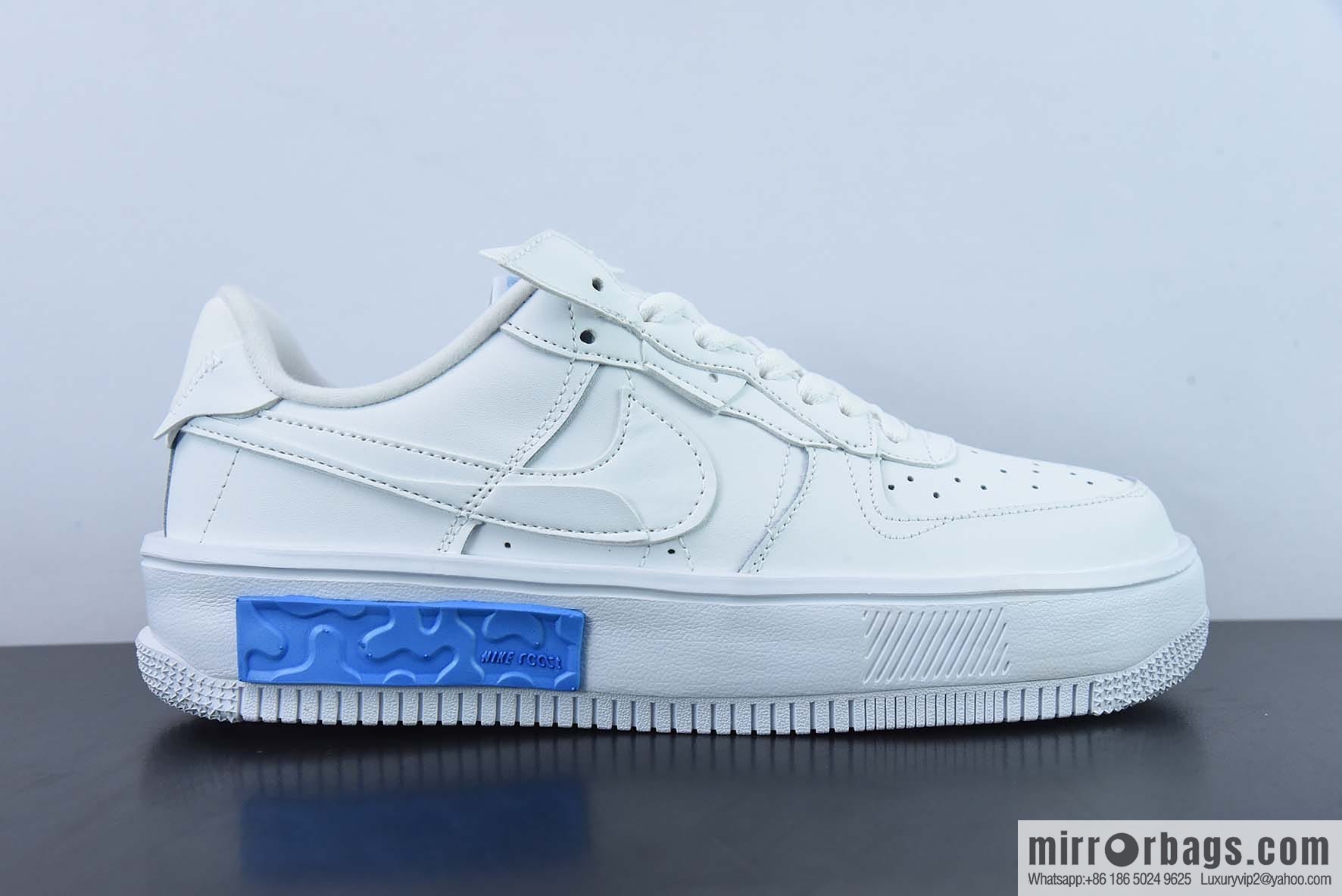 Air Force 1 Fontanka white and blue, deconstructed sea salt low-top casual board shoes, official item number: DH1290-101