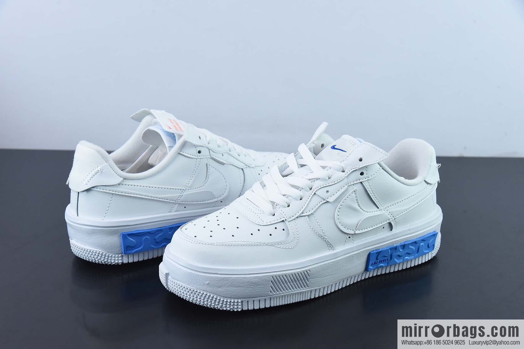 Air Force 1 Fontanka white and blue, deconstructed sea salt low-top casual board shoes, official item number: DH1290-101