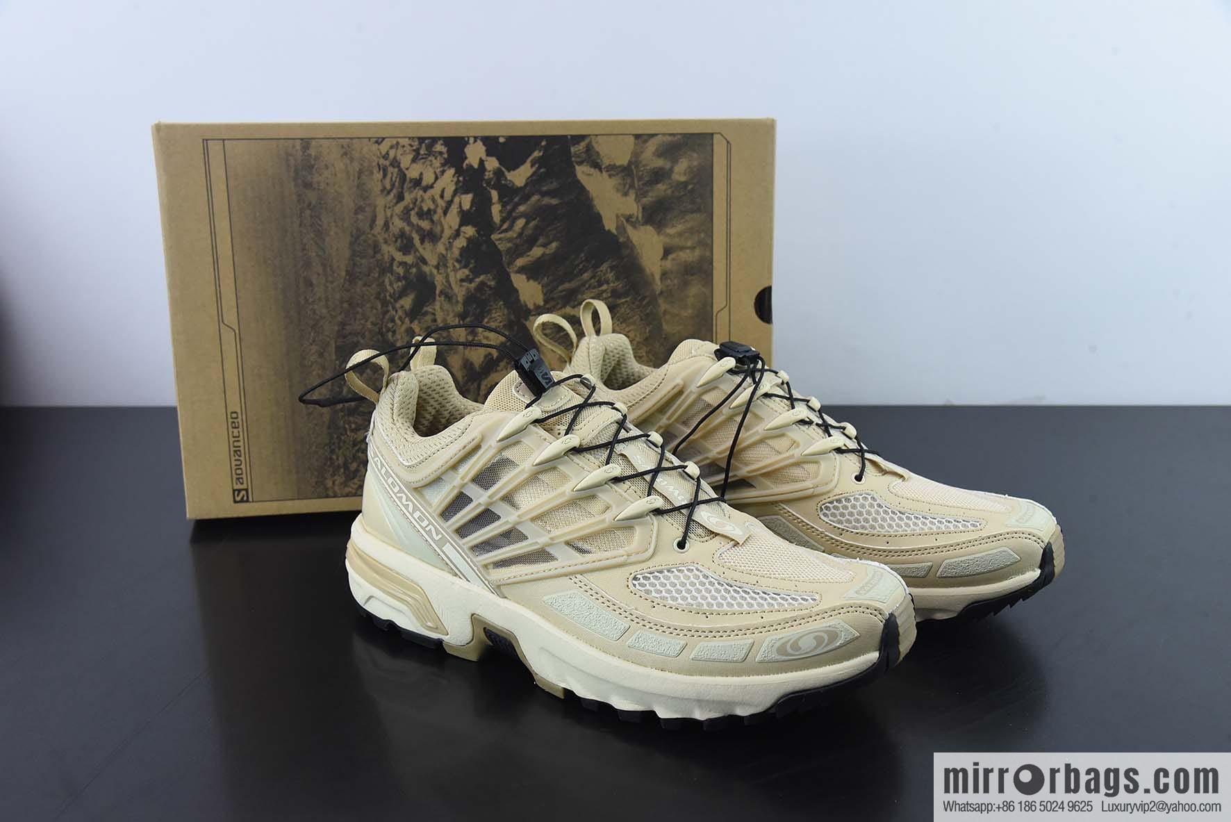 Salomon ACS Pro Advanced Bai Jingting Same style, urban off-road function breathable leisure sneakers 470612 20 G0 meters camel