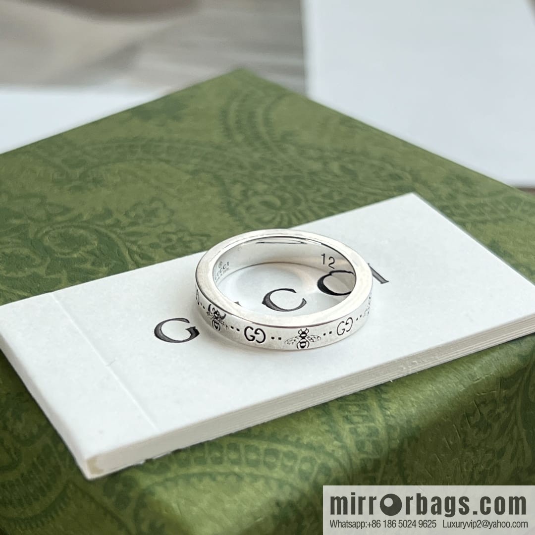 Gucci His & Hers double G bee ring