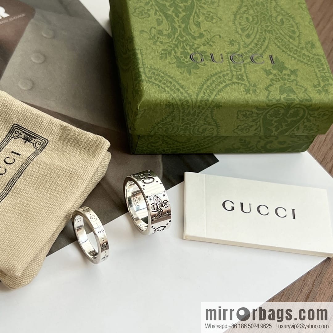 Gucci His & Hers double G bee ring