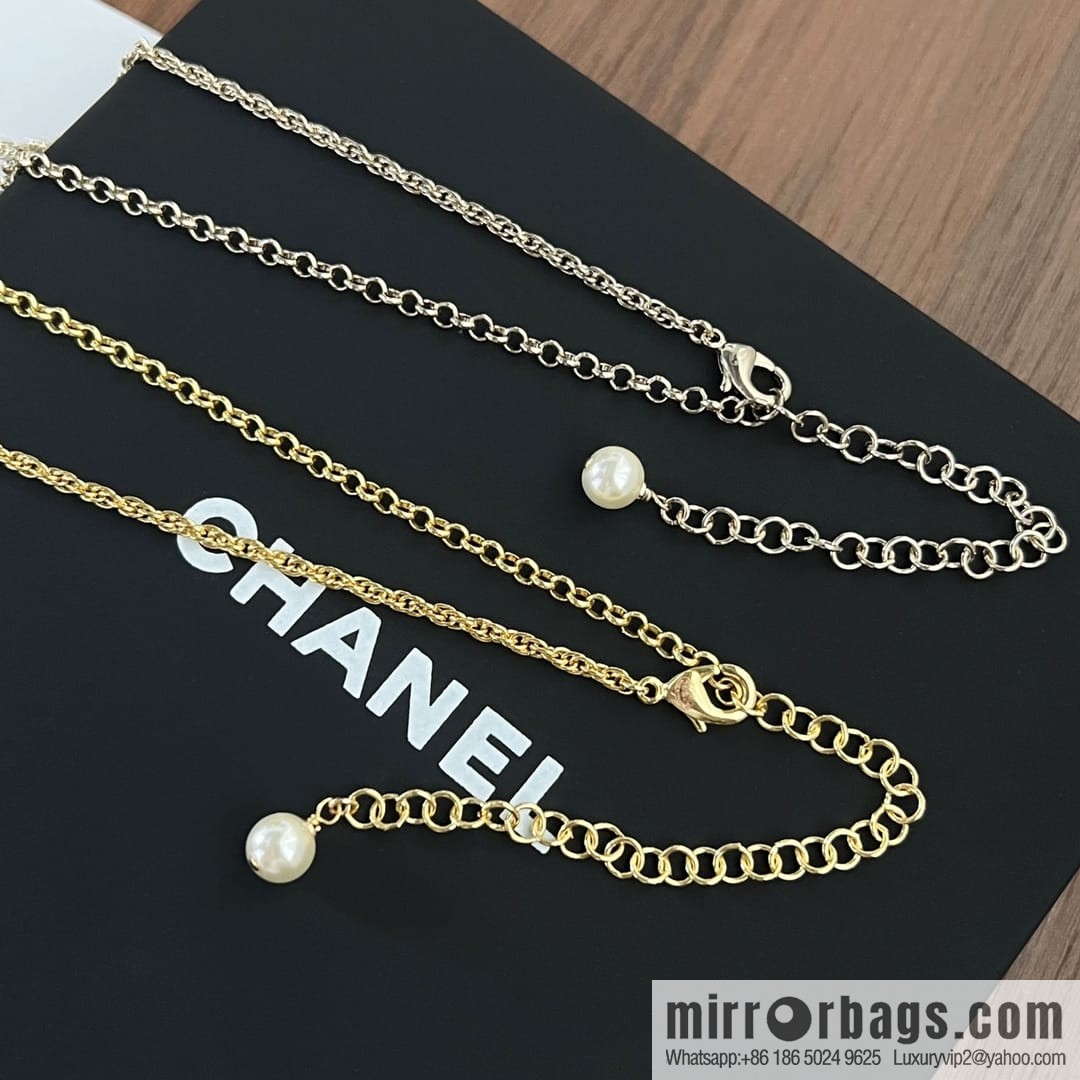 New ☑️ CHANEL Chanel double c colored treasure bird cage necklace sweater chain