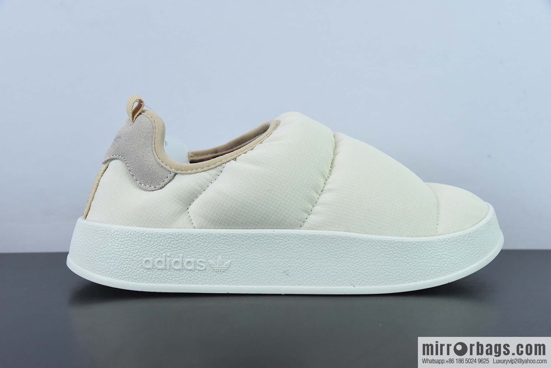 AD Originals Puffylette socks bread shoes Adi 2022 autumn and winter new warm one-pedal board shoes, item number: HR1481