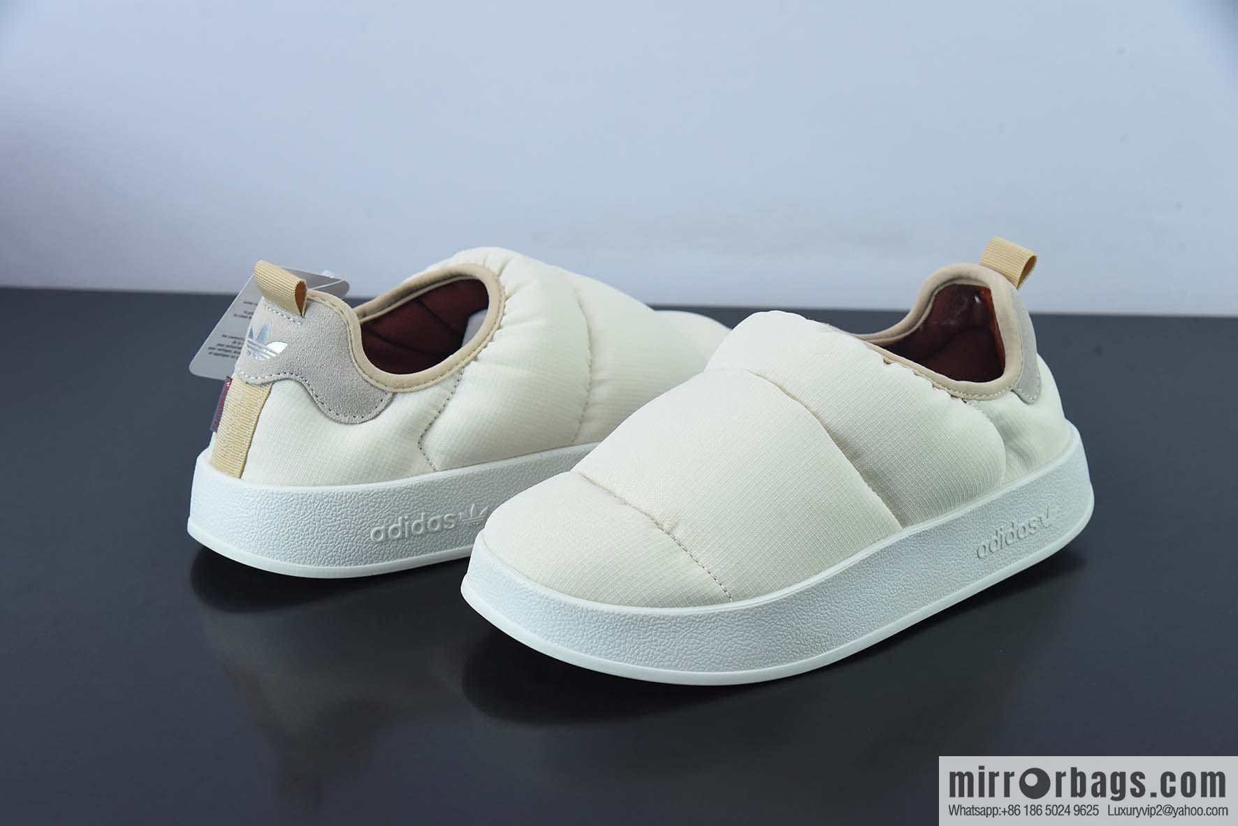 AD Originals Puffylette socks bread shoes Adi 2022 autumn and winter new warm one-pedal board shoes, item number: HR1481