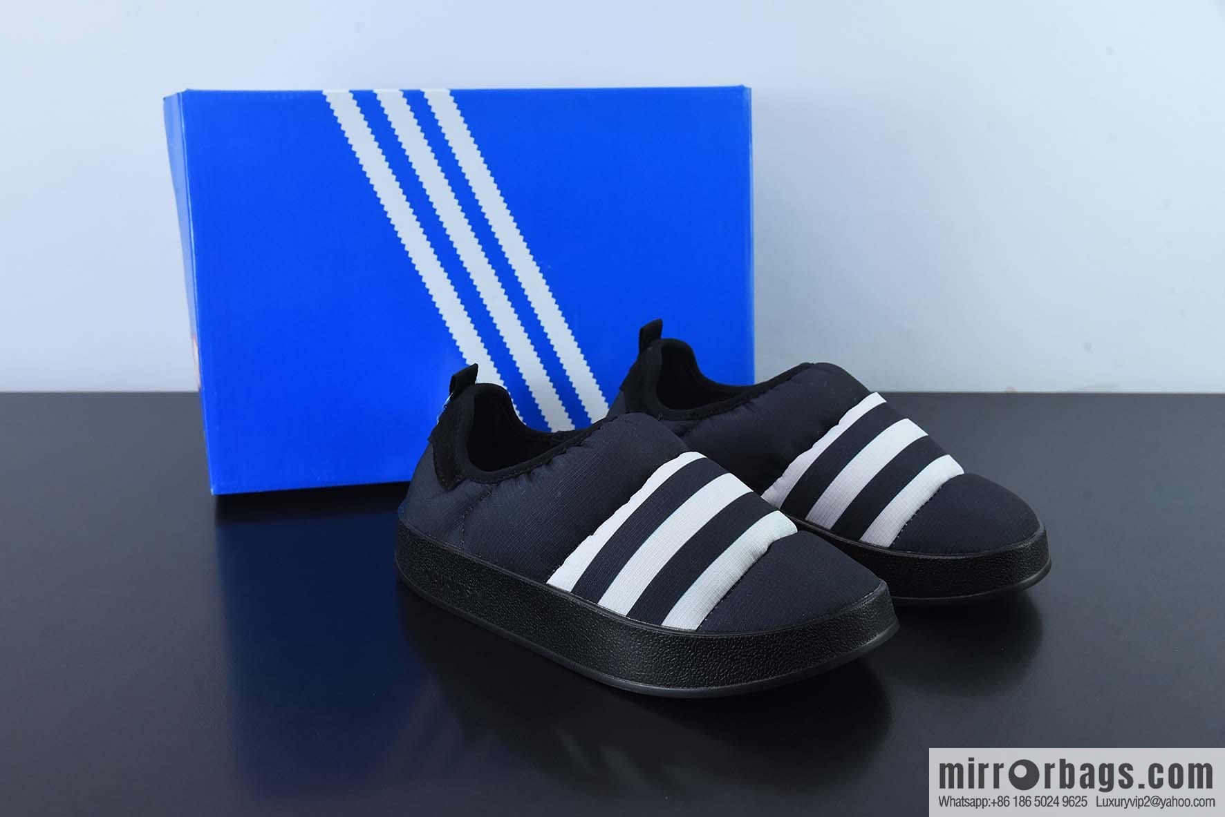 AD Originals Puffylette socks bread shoes Adi 2022 autumn and winter new warm one-pedal board shoes, item number: GY4559