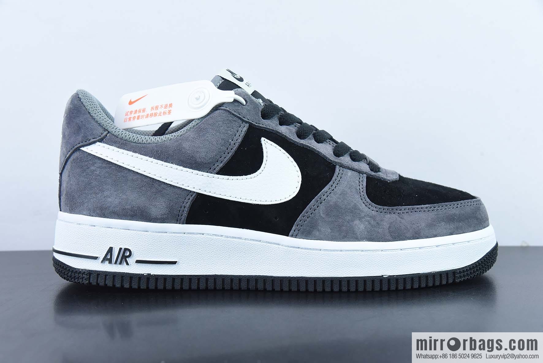 Nike Air Force 1 Low '07 suede, dark gray color scheme Air Force One low-top casual sneakers Item number: NT9966-336