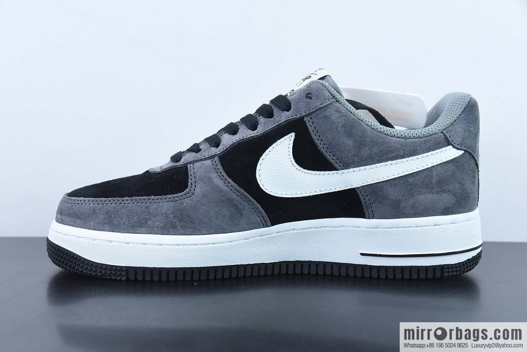 Nike Air Force 1 Low '07 suede, dark gray color scheme Air Force One low-top casual sneakers Item number: NT9966-336