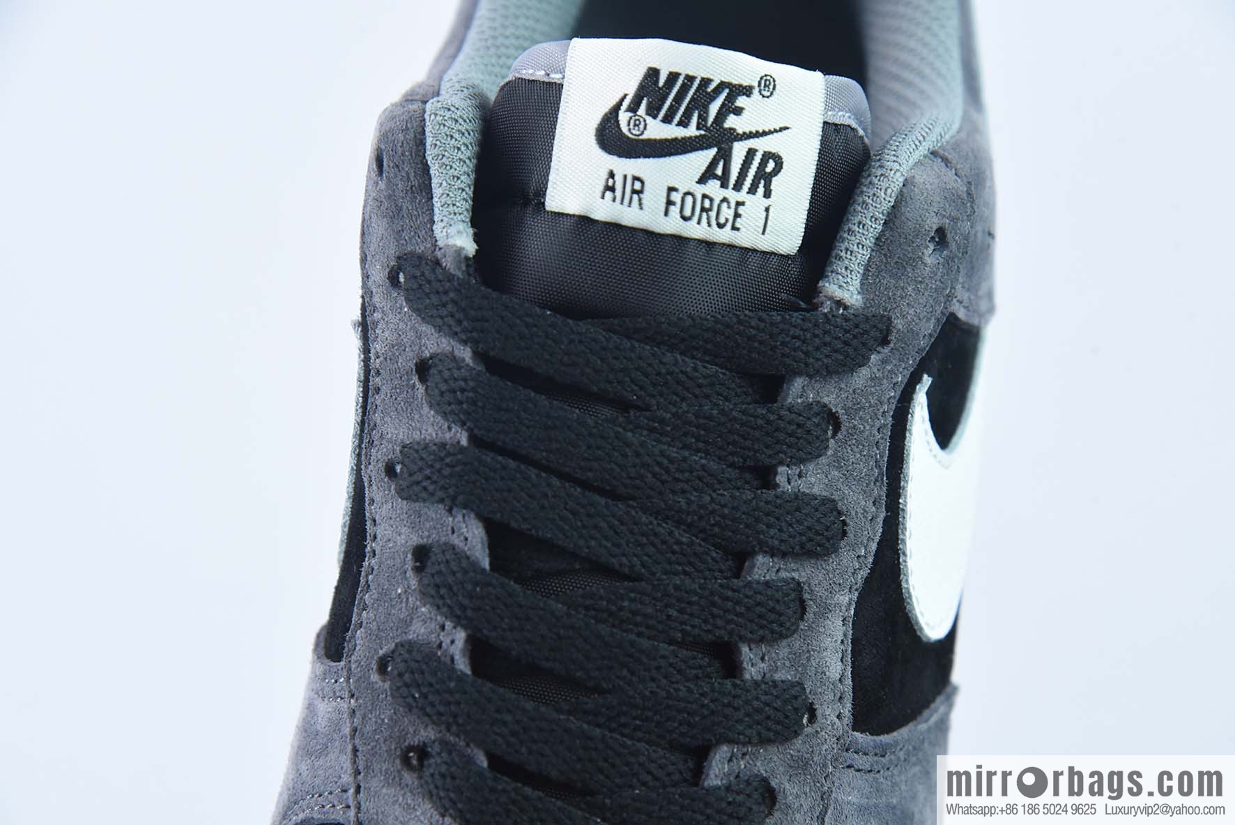 Nike Air Force 1 Low '07 suede, dark gray color scheme Air Force One low-top casual sneakers Item number: NT9966-336