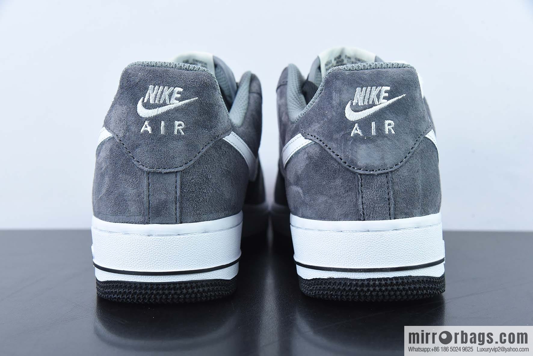 Nike Air Force 1 Low '07 suede, dark gray color scheme Air Force One low-top casual sneakers Item number: NT9966-336
