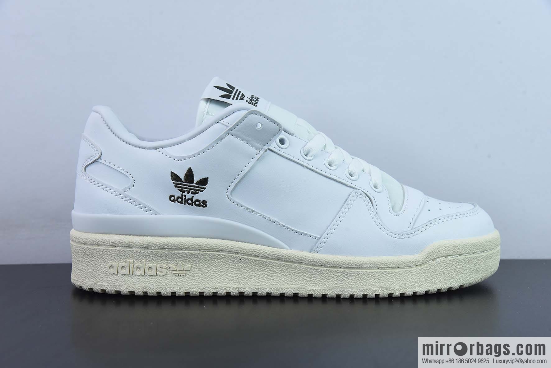 AD Originals Forum 84 ADV Snow White Black Pure Original, Classic Unisex Trend Top Leather Casual Shoes Item Number: GW3180