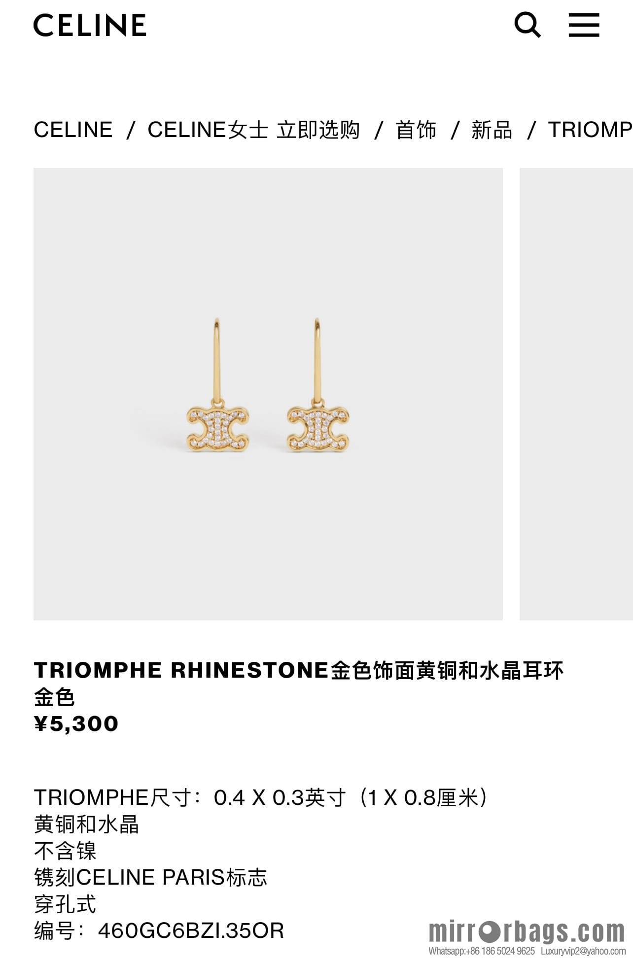 ❗New ❗ Celine earrings
