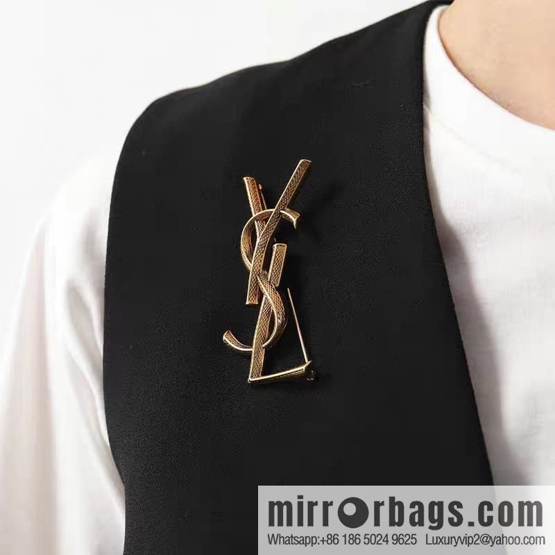 Saint Laurent YSL brooch
