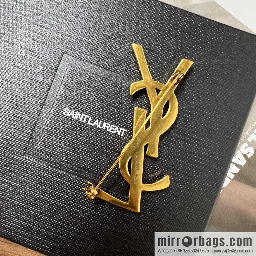 Saint Laurent YSL brooch