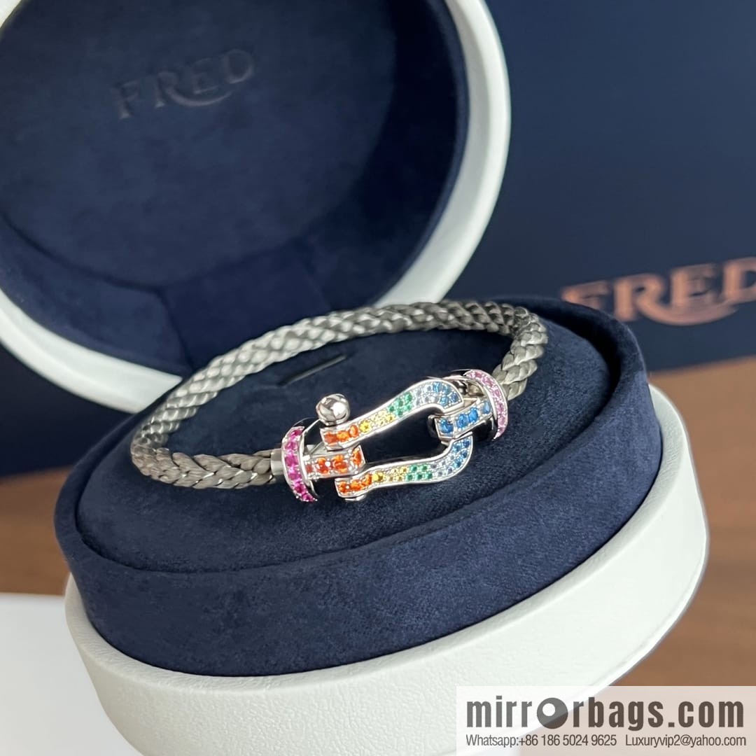 Fred limited edition colored diamond bracelet