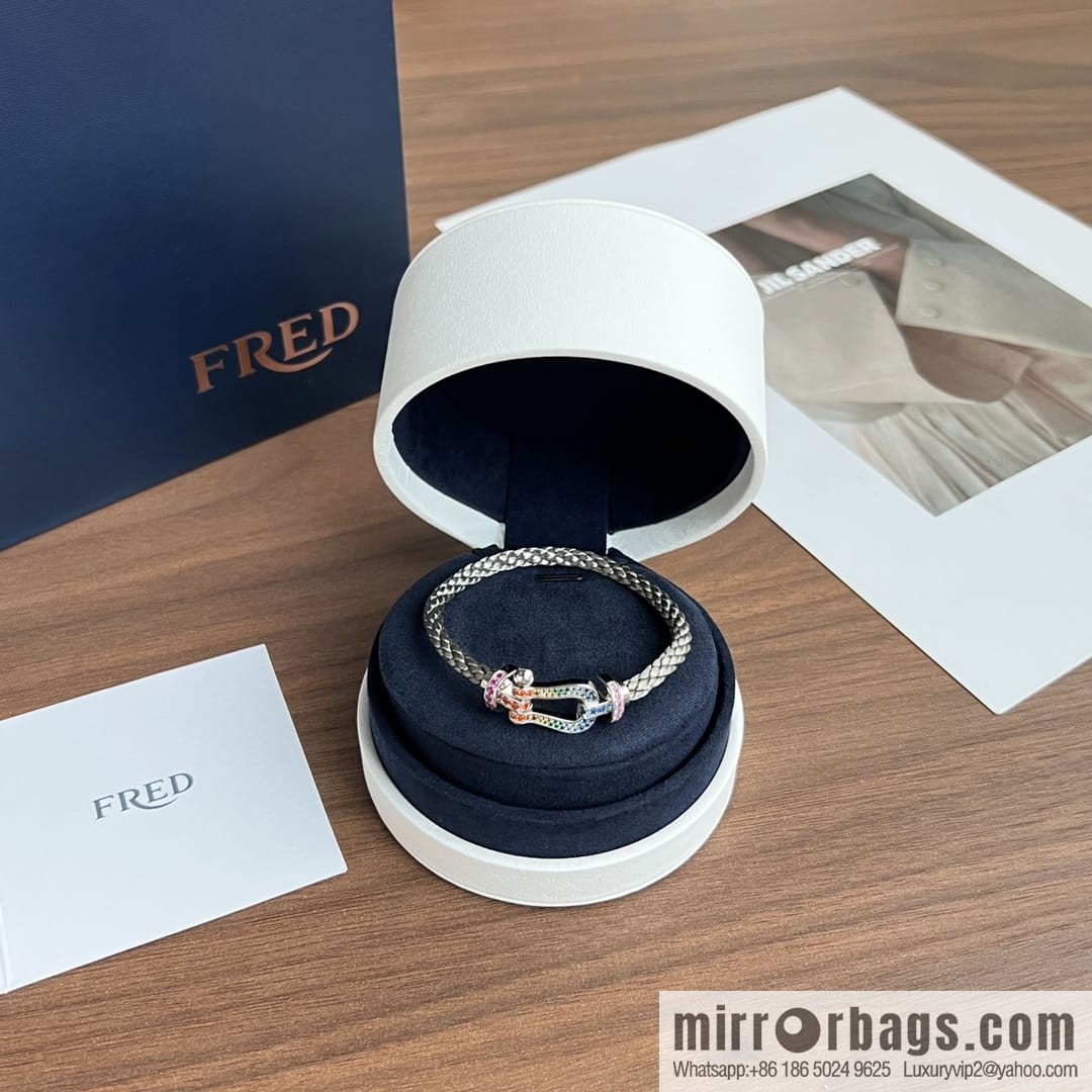 Fred limited edition colored diamond bracelet